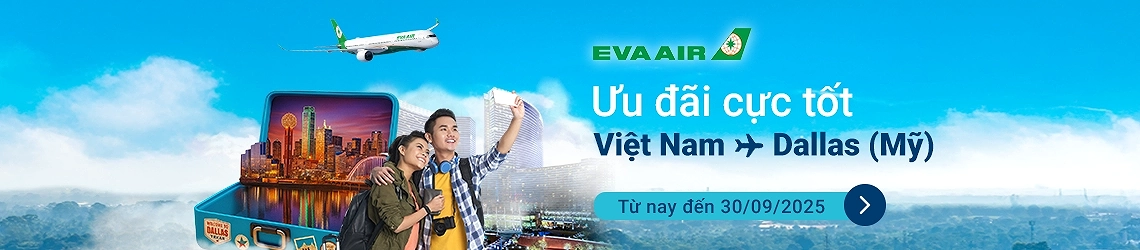 Eva air giảm giá